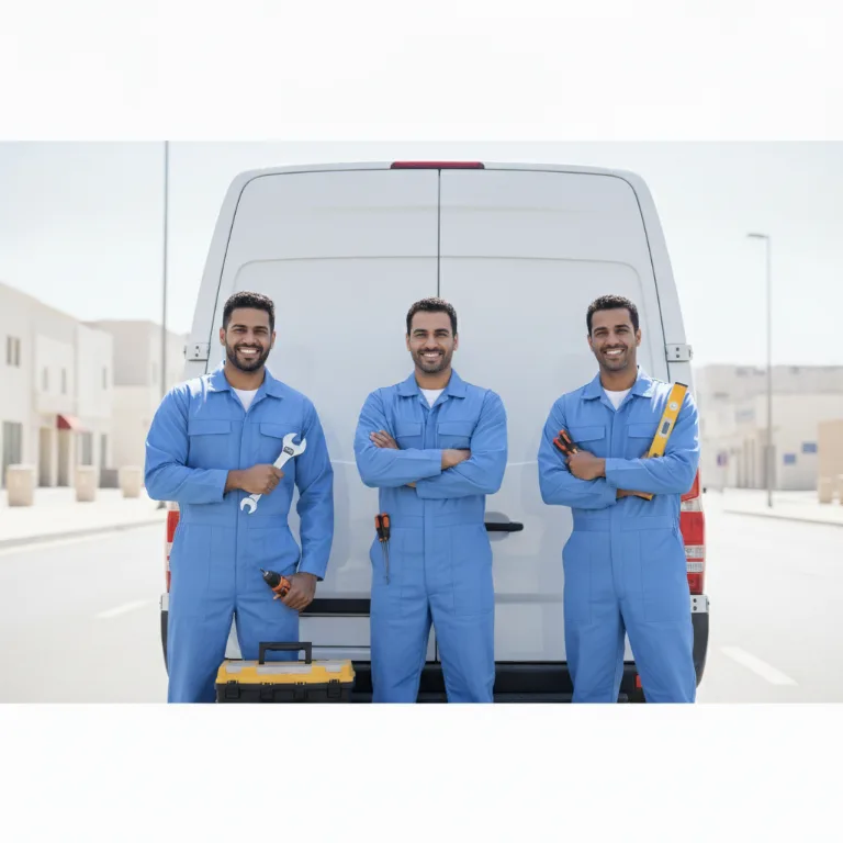 فني صيانة فريق في مدينة زايد
